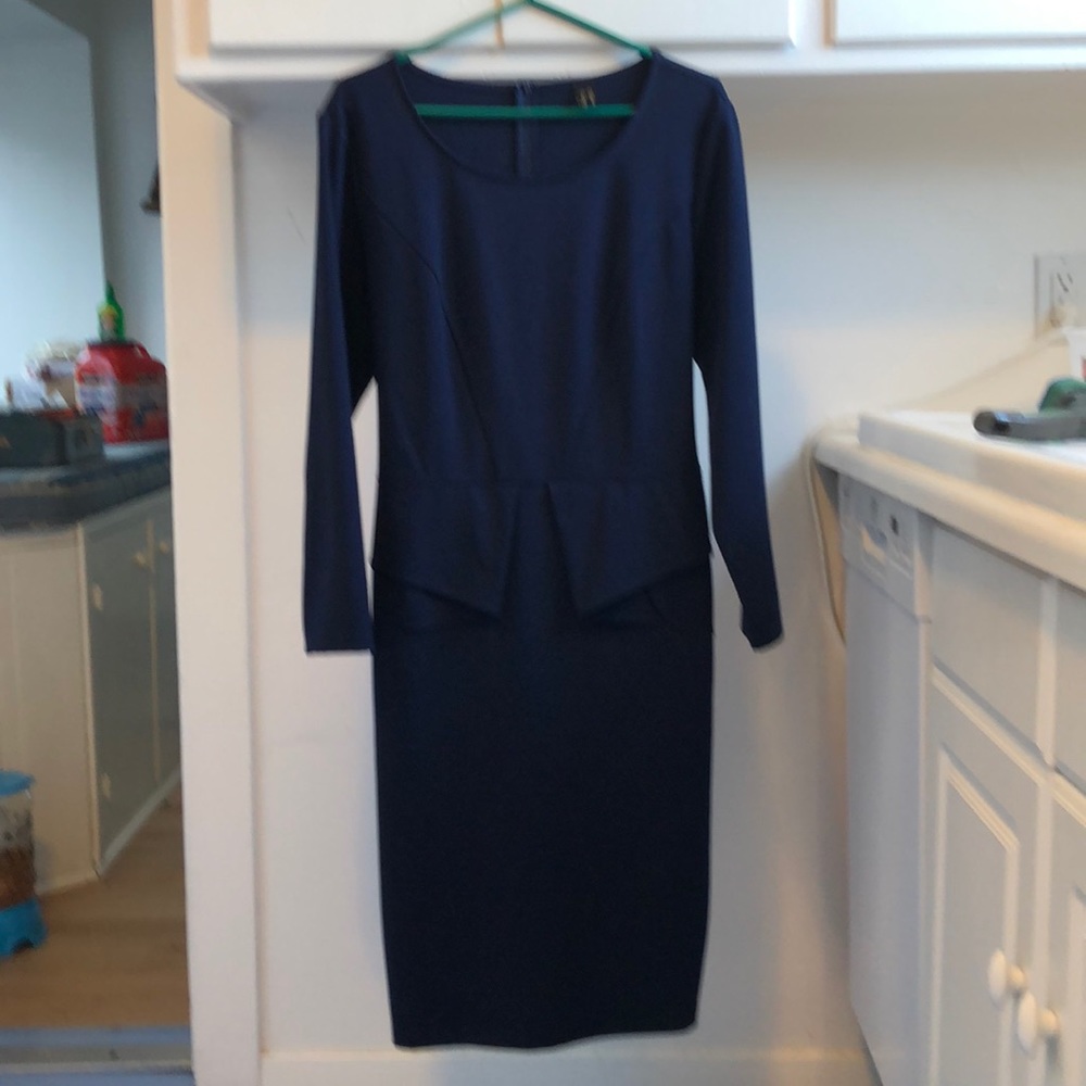 REDUCED!!! Vfemage Navy blue dress